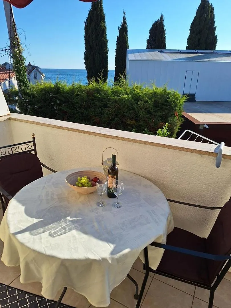 Beach Apartment Stana A2+2 For 4 Persons With Balcony And Sea View Porec Croatia