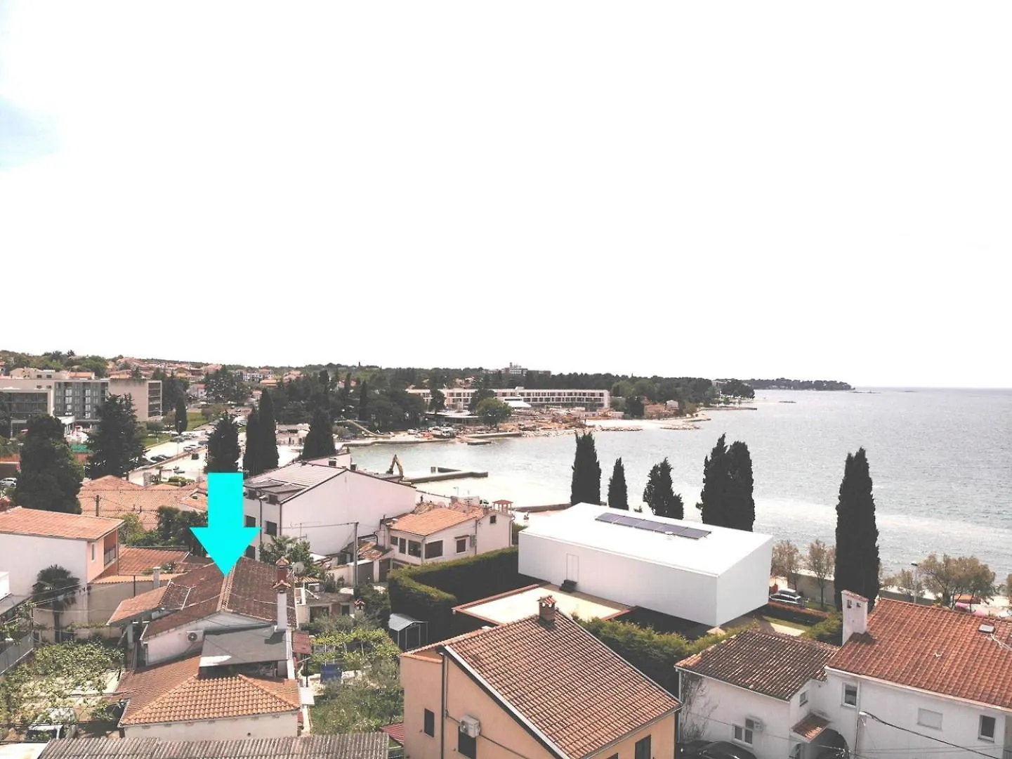 Beach Apartment Stana A2+2 For 4 Persons With Balcony And Sea View Porec Croatia